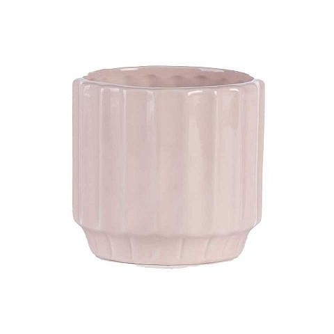 VASO ROSA CERAMICA D.10.3 H.10